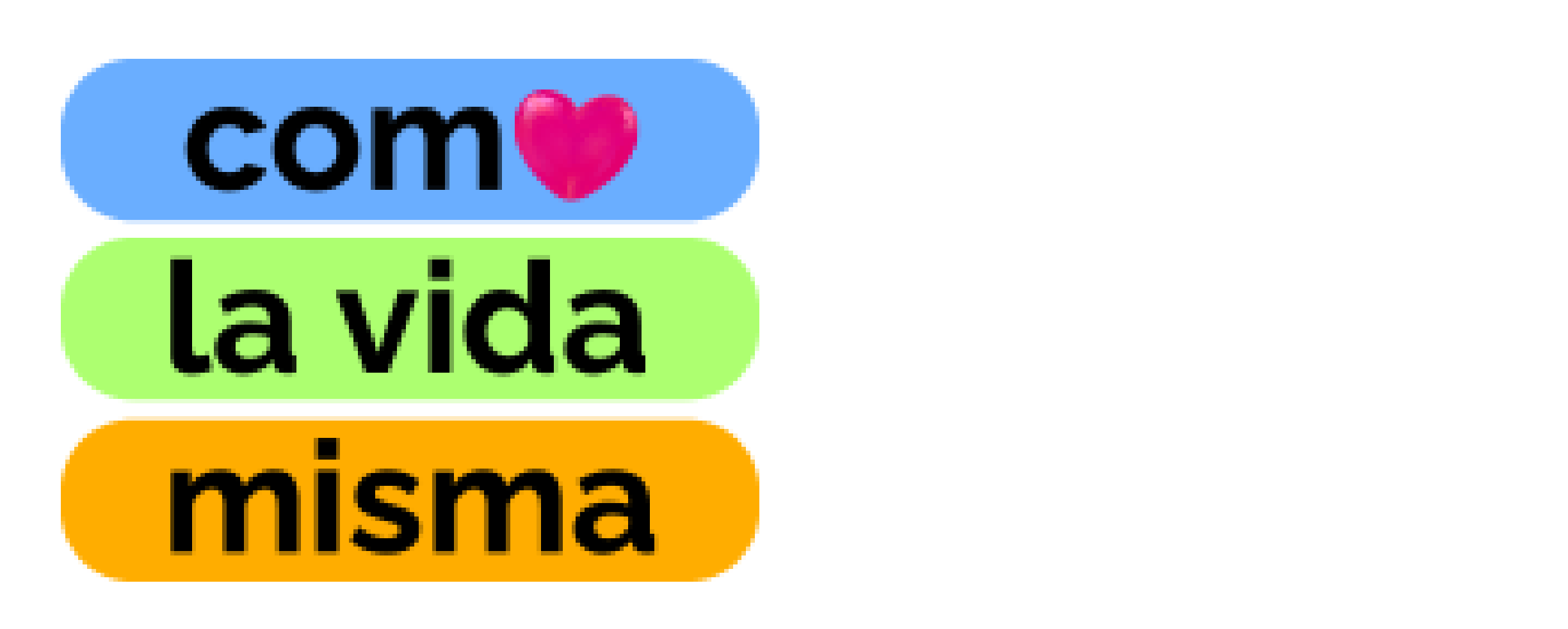 logo Como la vida misma
