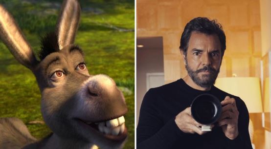 Fotografía de Eugenio Derbez, actor de doblaje que interpreta a Burro en la película animada "Shrek"