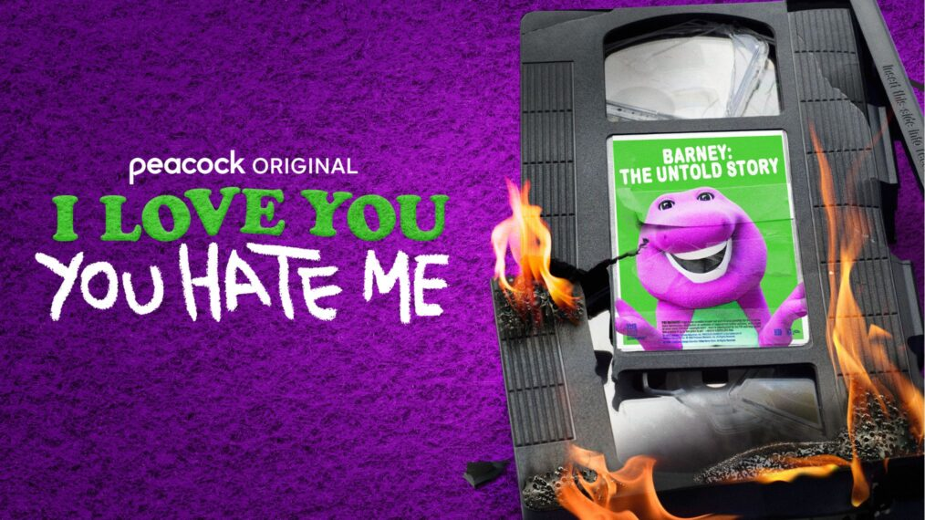 Poster de I Love you, you hate me. El oscuro documental de Barney.